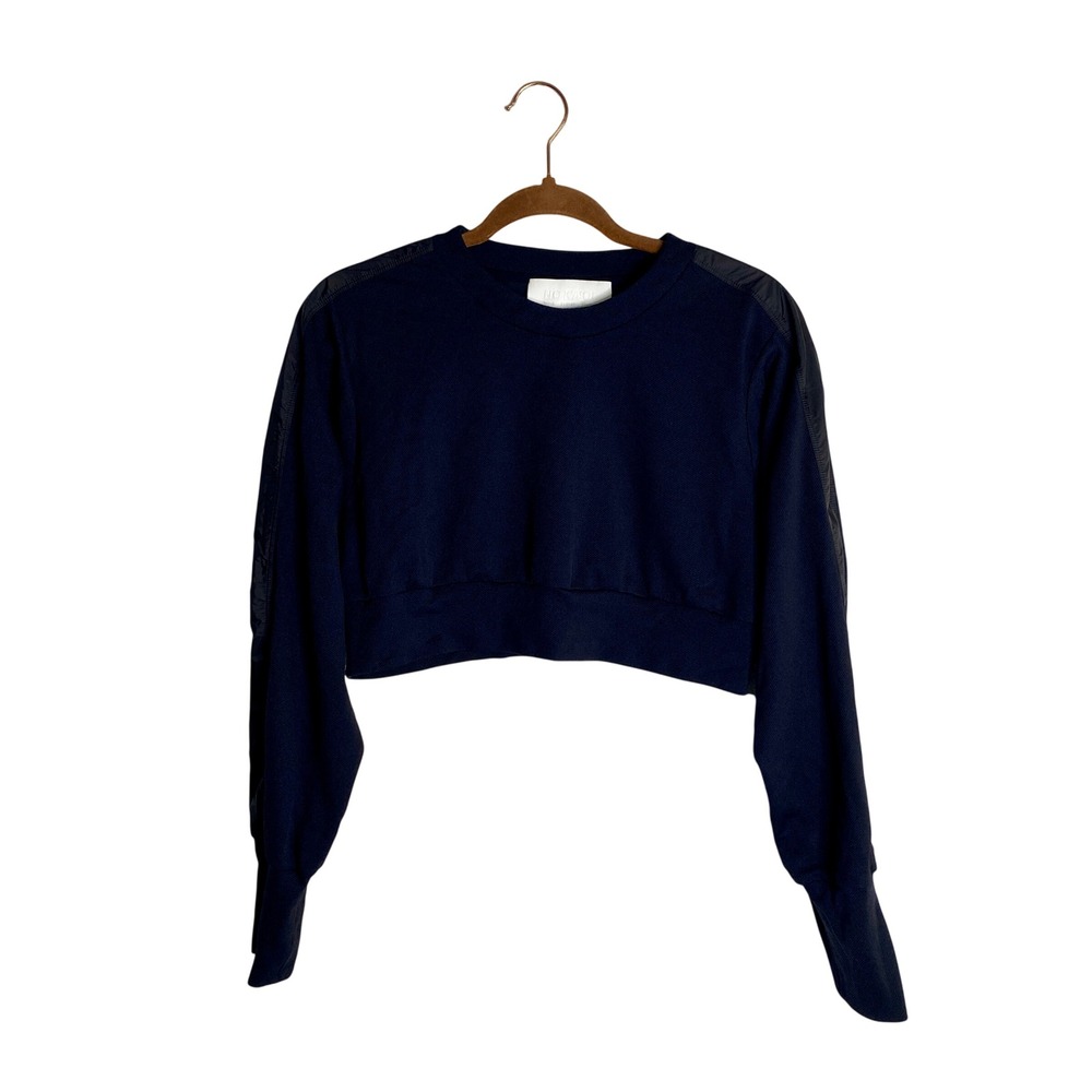 NO KA'OI Cropped Sweatshirt Athleisure Gorpcore Luxury Activewear Italian